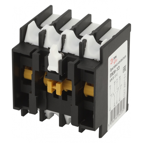 Приставка ЭРА PRO ПКИ-31 лицевые дополнительные контакты 3НЗ+1НО для КМИ