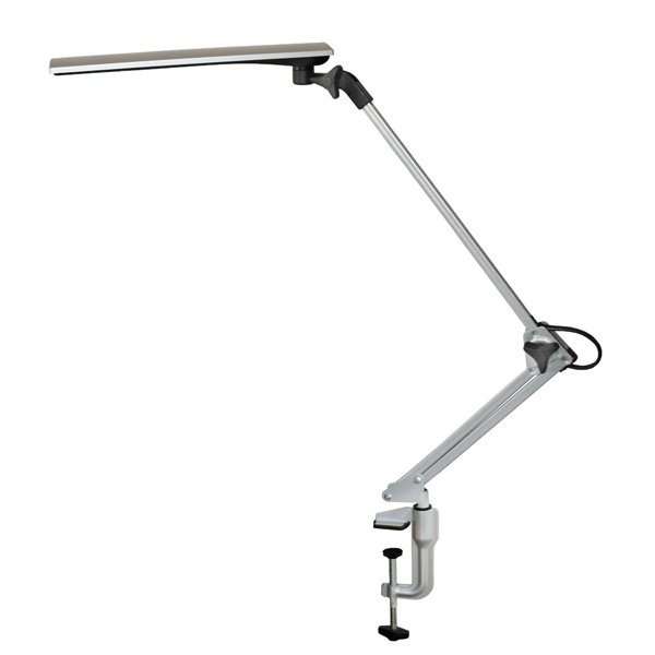 Светильник светодиодный настольный Сириус С16С ПДБ57-7-003 7W 4000K струбцина, сенсорный серебристый