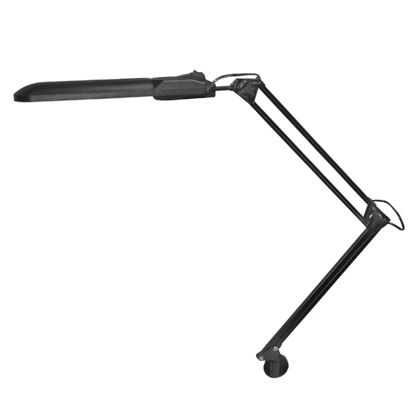 Светильник настольный Дельта ФДБ13-11-001 с лампой 11W 4000K 2G7 на струбцине, черный