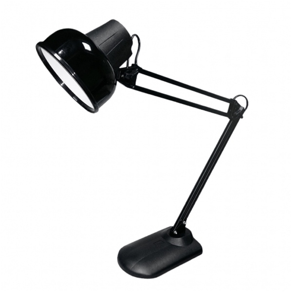 Светильник настольный Бета + ННБ37-60-158 под лампу ЛОН/LED, max 60W 220V Е27, на подставке, черный