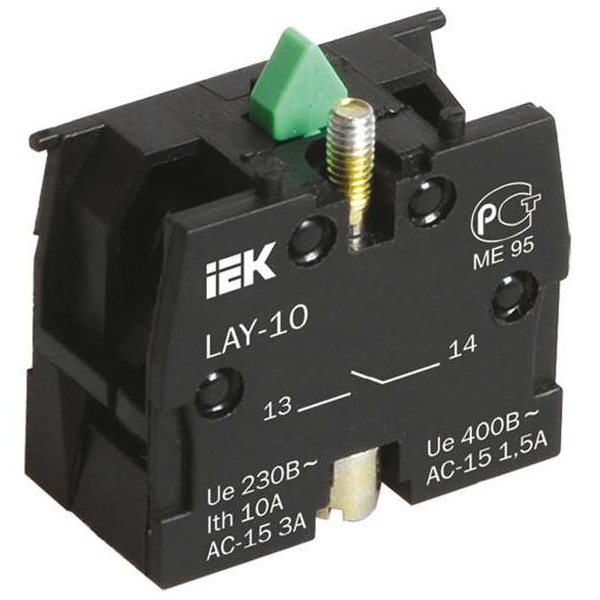 Дополнительный контактный блок ИЭК 1НО для серии LAY5