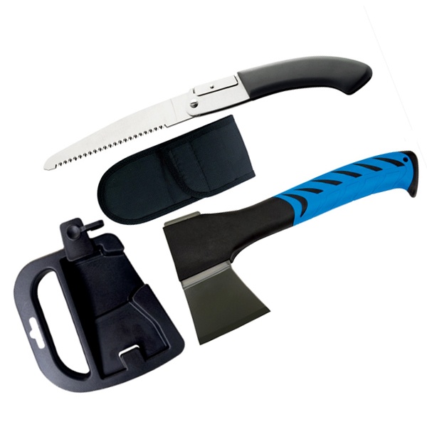 Походный набор Green Apple GATP-026 (складная пила и топор 25 см.)