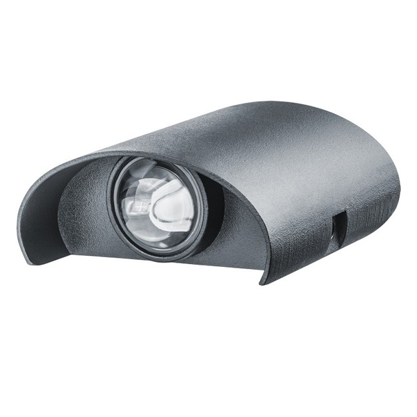 Светильник светодиодный уличный настенный 80 567 NOF-D-W-005-04 2W 4000K 160Lm серый алюминий