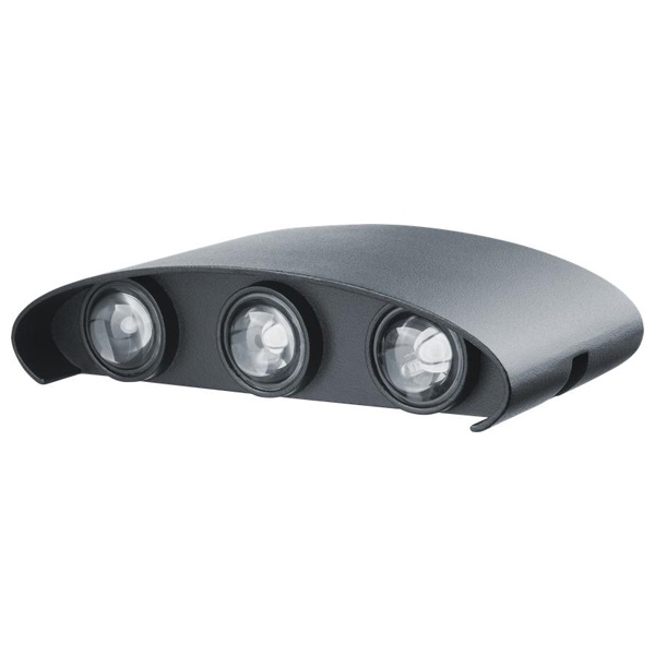 Светильник светодиодный уличный настенный 80 575 NOF-D-W-006-04 6W 4000K 510Lm серый алюминий