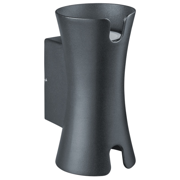 Светильник светодиодный уличный настенный 80 612 NOF-D-W-018-01 10W 3000K 440Lm черный алюминий