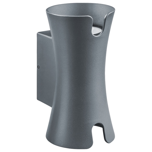 Светильник светодиодный уличный настенный 80 613 NOF-D-W-018-02 10W 3000K 440Lm серый алюминий