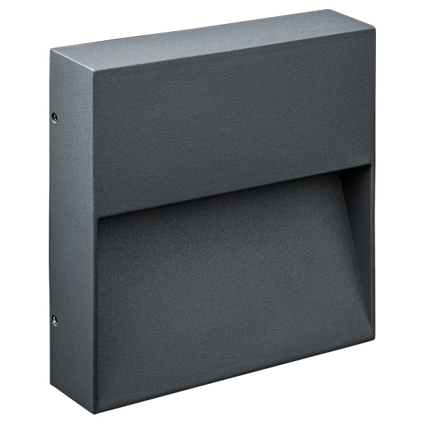 Светильник светодиодный уличный настенный 80 618 NOF-D-W-021-01 3W 3000K 50Lm черный алюминий