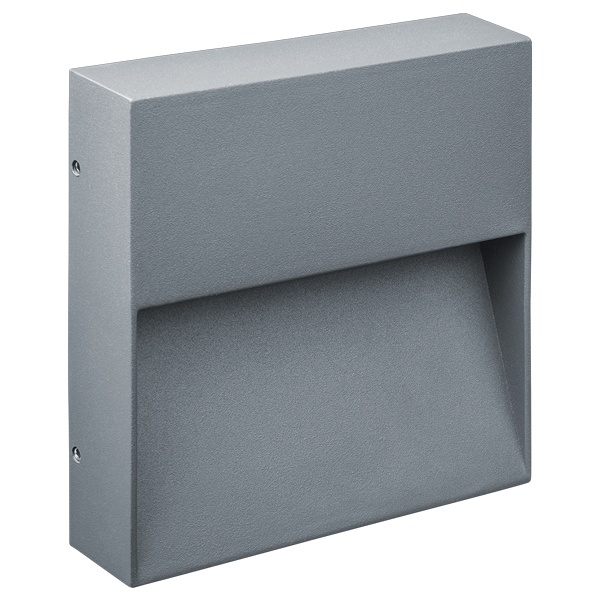 Светильник светодиодный уличный настенный 80 619 NOF-D-W-021-02 3W 3000K 50Lm серый алюминий