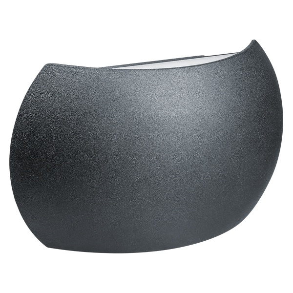 Светильник светодиодный уличный настенный 80 630 NOF-D-W-025-01 6W 3000K 280Lm черный алюминий