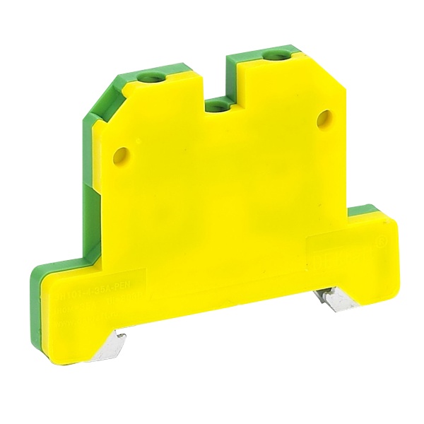Зажим наборный заземляющий DEKraft ЗН-101 35А 1-4мм2 желто-зеленый
