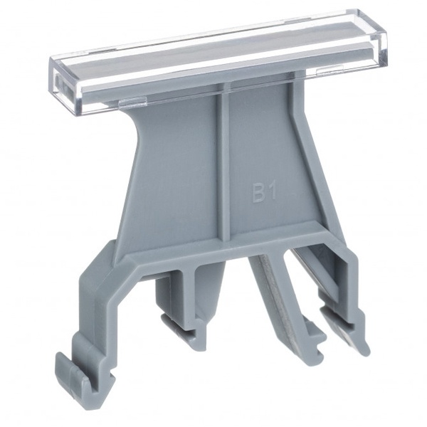 Держатель маркировки пластиковый DEKraft для зажимов наборных ДМ-01 серый