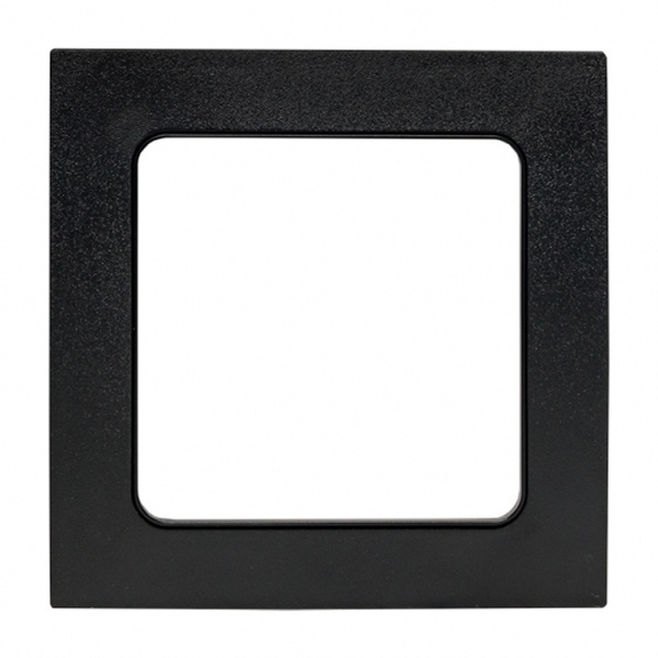 Рамка 1-местная пластиковая EKF Стокгольм черный