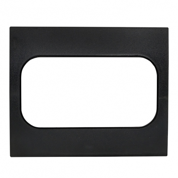 Рамка для 2-й розетки EKF Стокгольм черный