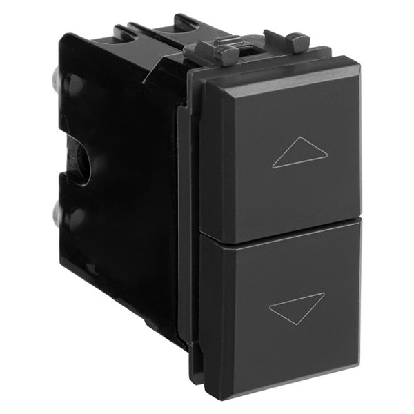 Механизм управления рольставней модульный DKC Avanti, черный матовый, 1 модуль