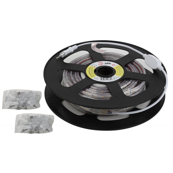 Лента светодиодная ЭРА LS2835-4,8-60-220-2700K-IP67-20m 4,8W теплый (бухта 20m)