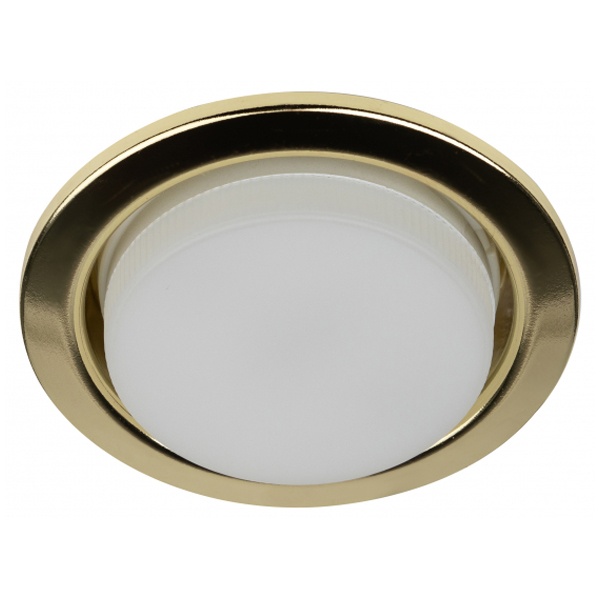 Светильник встраиваемый ЭРА под лампу GX53 KL35 GD /1 (к) 220V 13W золото