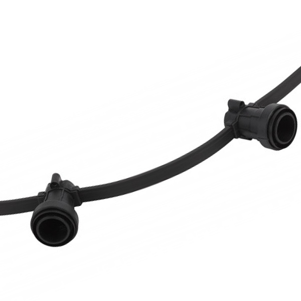 Гирлянда ЭРА ERABL-L100/S20 Белт-лайт Е27 шаг 20см IP65, 2 жил., 2х1,5мм2, каучук, медь, бухта 100м