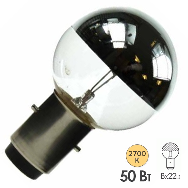 Лампа специальная галогенная LightBest Top Mirror 24V 50W Bx22d для бестеневого светильника