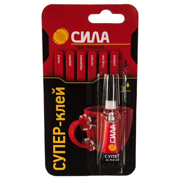 Супер-клей Сила Сверхпрочный 3 гр. BL-1 SBL1-3