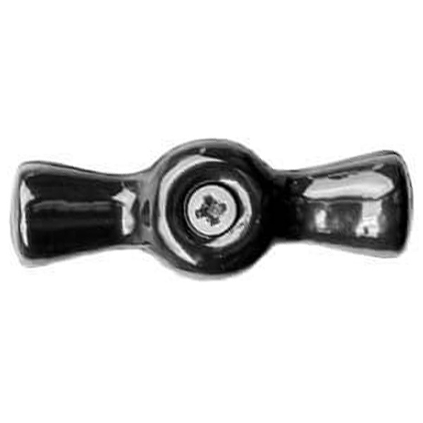 Ручка выключателя Bironi Лизетта/Шедель пластик черный