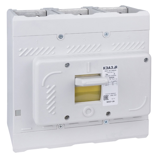 Выключатель автоматический КЭАЗ ВА57-39 320А 3П уставка КЗ 3200А 690В AC УХЛ3 40кА