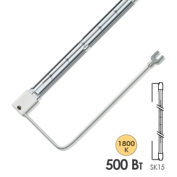 Лампа инфракрасная LightBest IRK 9017 500W 235V SK15