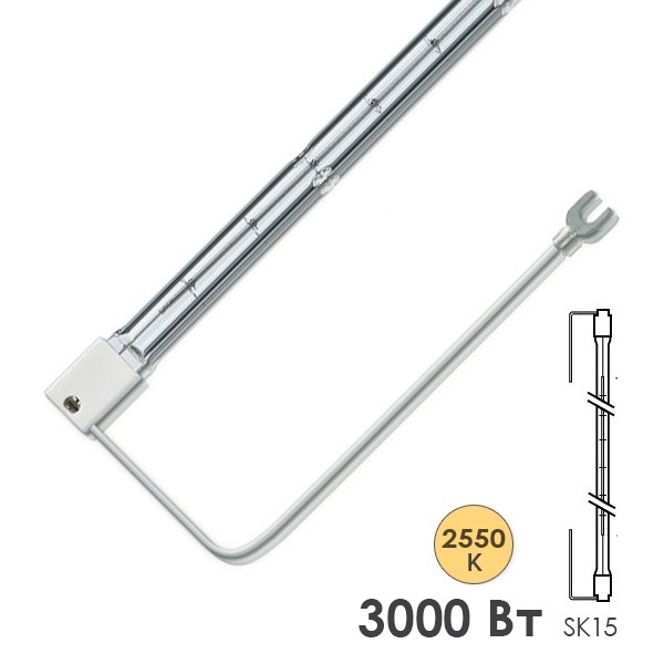 Лампа инфракрасная LightBest IRK 9018 3000W 235V SK15 (14121Z/98)