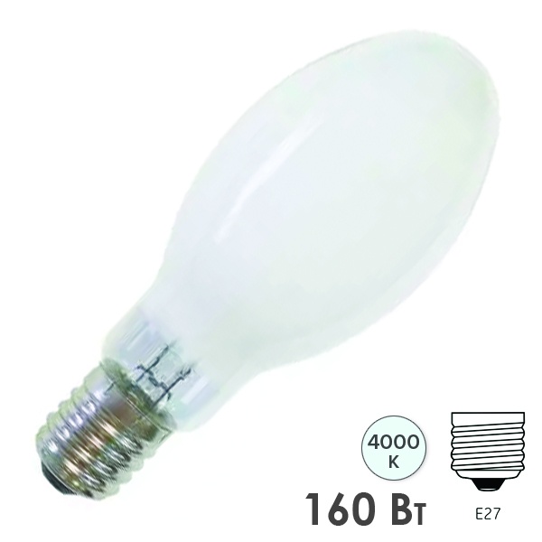 Лампа ртутная Мегаватт ДРВ 160Вт Е27 бездроссельная