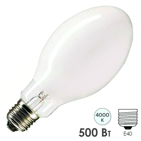 Лампа ртутная Мегаватт ДРВ 500Вт Е40 бездроссельная