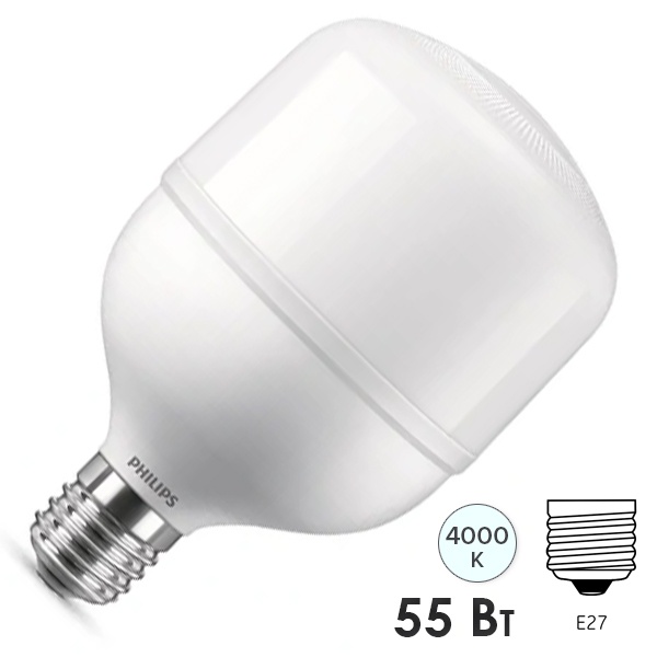 Лампа светодиодная Philips TForce Core HB 55W 840 E40 7000lm