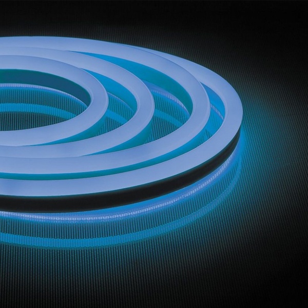 Светодиодная неоновая LED лента Feron LS720 120SMD(2835)/м 9,6W/м синий 220V 50м IP67