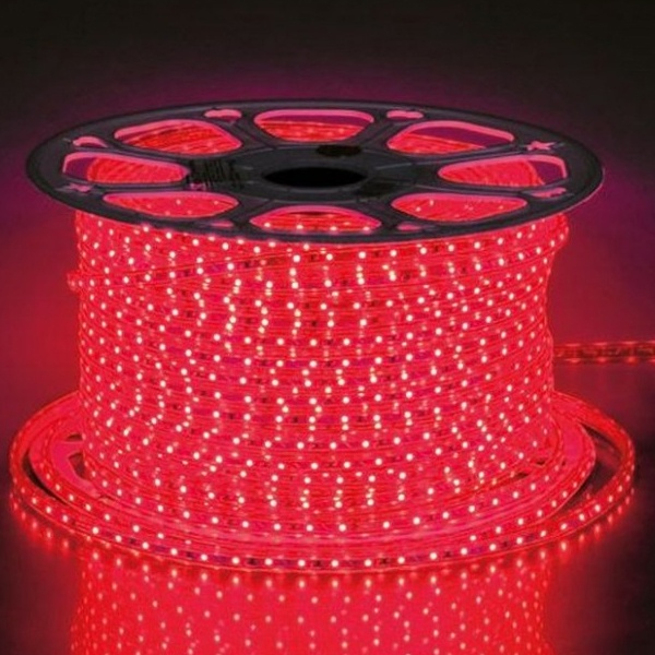 Лента светодиодная Feron LS704 LED-RL 60SMD(2835) 4.4W/м красный 230V IP65 длина 100м
