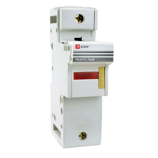 Предохранитель-разъединитель EKF для ПВЦ 10x38 1P (с индикацией)