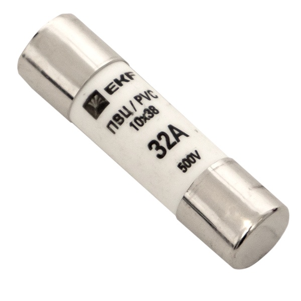 Плавкая вставка цилиндрическая EKF ПВЦ (10х38) 32А
