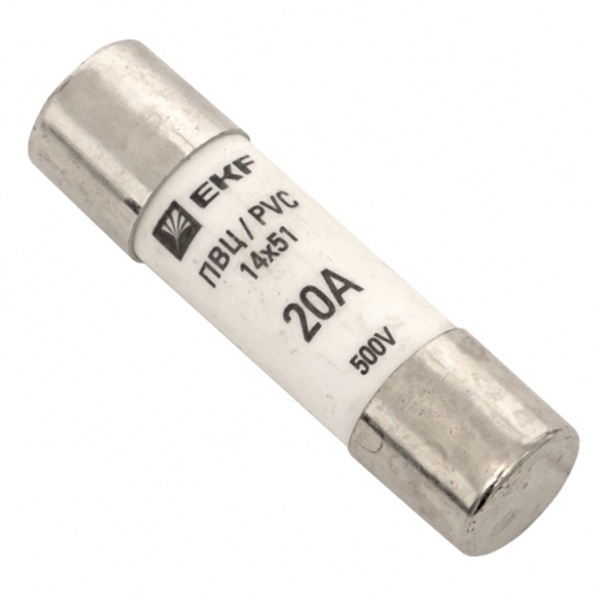 Плавкая вставка цилиндрическая EKF ПВЦ (14х51) 20А