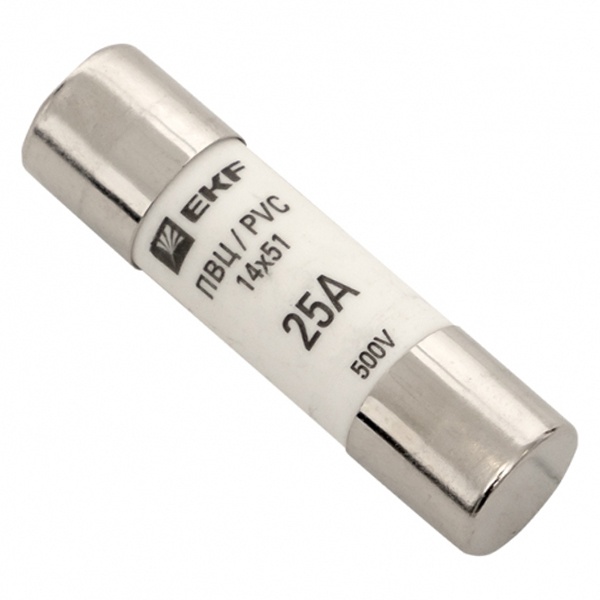 Плавкая вставка цилиндрическая EKF ПВЦ (14х51) 25А