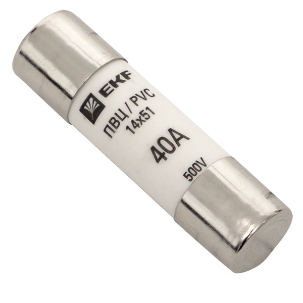 Плавкая вставка цилиндрическая EKF ПВЦ (14х51) 40А