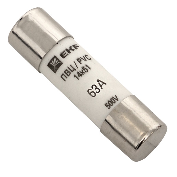 Плавкая вставка цилиндрическая EKF ПВЦ (14х51) 63А