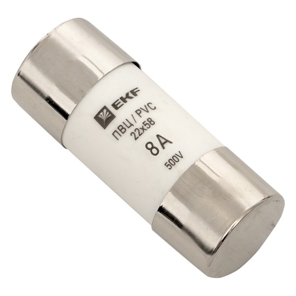 Плавкая вставка цилиндрическая EKF ПВЦ (22х58) 8А