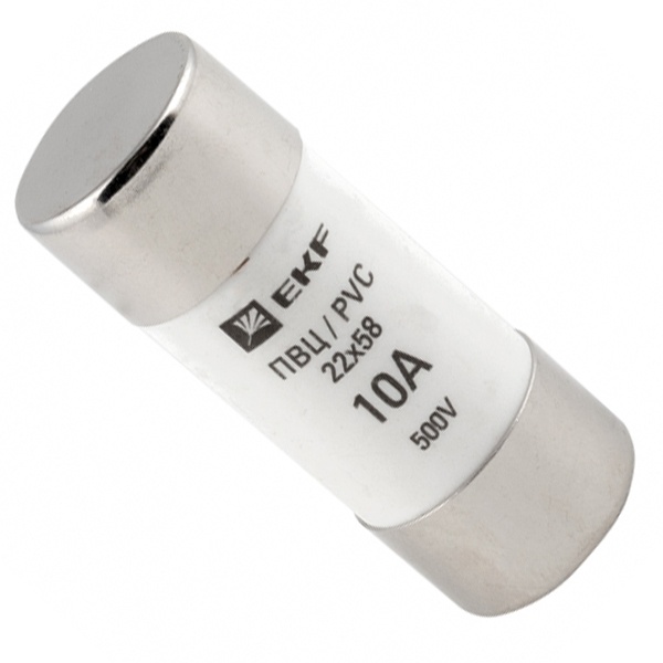Плавкая вставка цилиндрическая EKF ПВЦ (22х58) 10А