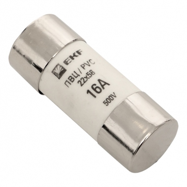 Плавкая вставка цилиндрическая EKF ПВЦ (22х58) 16А
