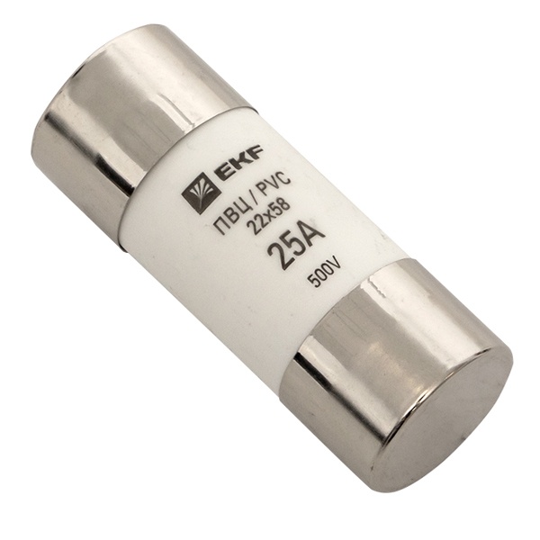 Плавкая вставка цилиндрическая EKF ПВЦ (22х58) 25А
