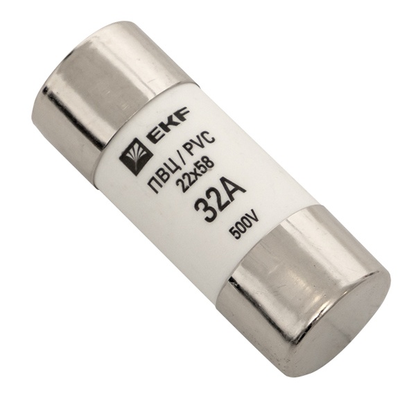 Плавкая вставка цилиндрическая EKF ПВЦ (22х58) 32А