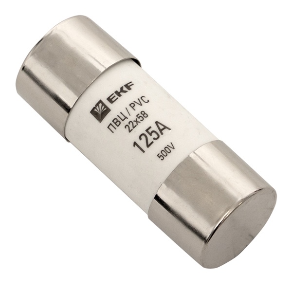 Плавкая вставка цилиндрическая EKF ПВЦ (22х58) 125А