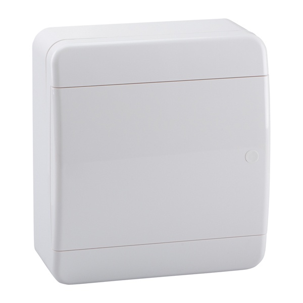 Щиток навесной КЭАЗ OptiBox P-BNN-2-08-IP41 8 модулей непрозрачная белая дверца IP41