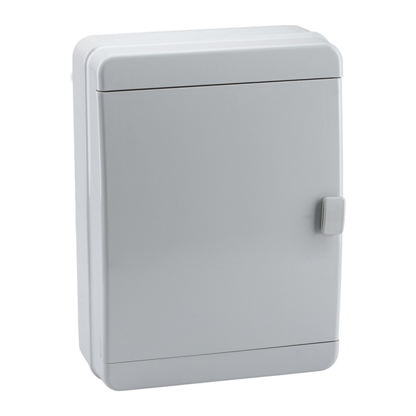 Щит навесной КЭАЗ OptiBox P-BNN-3-24-IP65 24 (2х12) модулей непрозрачная серая дверца IP65 (электрический шкаф)