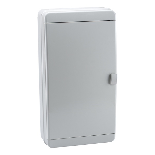 Щит навесной КЭАЗ OptiBox P-BNN-3-36-IP65 36 (3х12) модулей непрозрачная серая дверца IP65 (электрический шкаф)