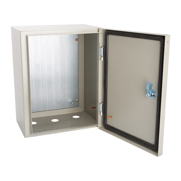 Корпус металлический КЭАЗ ЩМП-01-395х310х220-IP54-УХЛ2 с монтажной панелью