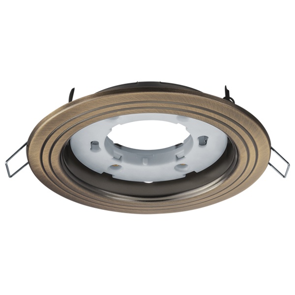 Светильник Navigator 93 043 NGX-R6-007-GX53 2 кольца черненая бронза