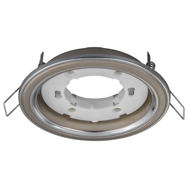 Светильник Navigator 93 069 NGX-R10-005-GX53 2 кольца, 2 цвета хром-жемчуг